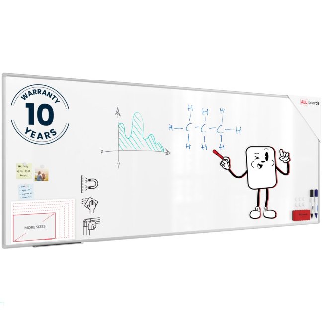 Magnetická tabule 250x100 ALLboards PREMIUM