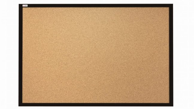 Korková nástenka 100x80 ALLboards ČIERNÝ rám