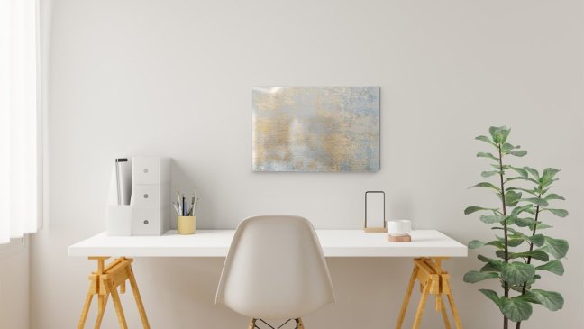 Magnetická tabule METALboards zlatý beton 60x40 cm