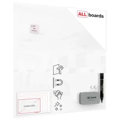 Sklenená tabuľa 120x120 ALLboards PREMIUM