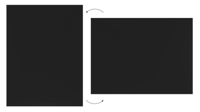 Magnetická tabuľa 120x90 ALLboards METAL - čierna