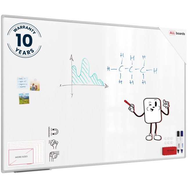 Magnetická tabuľa 180x120 ALLboards PREMIUM
