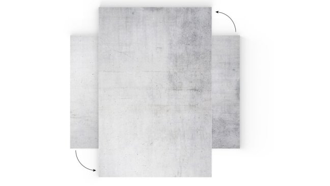 Magnetická tabuľa METALboards cement 90x60 cm