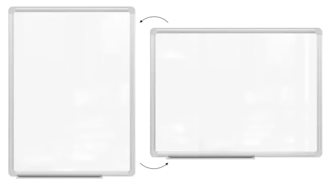 Allboards biela magnetická tabuľa 60x45 cm