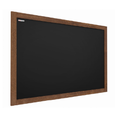 Allboards tabuľa čierna kriedová v drevenom ráme 50x40 cm