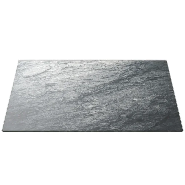 Sklenená ochranná doska GRANIT / SKALA / KAMEŇ 60 × 52 cm – kuchynská doska na krájanie, ochranná doska, sklenený podnos