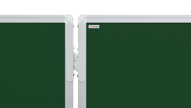 Zelená tabule typu "triptych", 100x200 / 400 cm