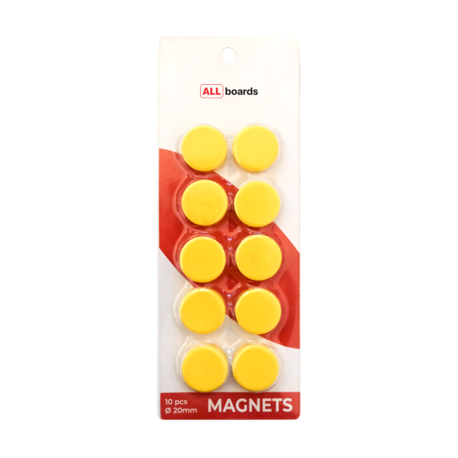Magnet na tabule 20mm - Žltá