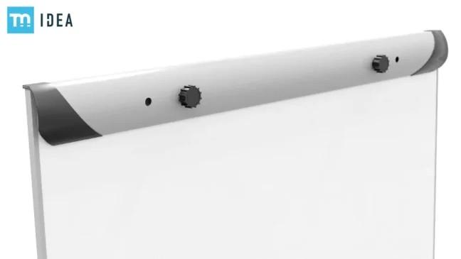 Flipchart TM IDEA® magnetický suchostěrný 100×70 cm na trojnožce BASIC