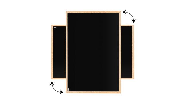 Magnetická tabule 90x60 ALLboards NATURAL