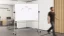 Mobilní tabule TM Idea, oboustranná, otočná, za sucha stíratelná, magnetická, 180x120 cm – řada FLEX