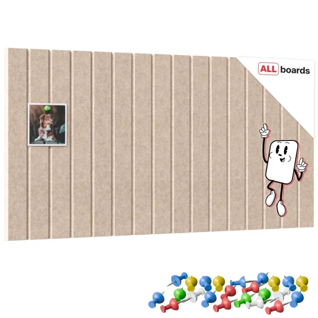 Filcové panely na zeď 80x40 cm camel