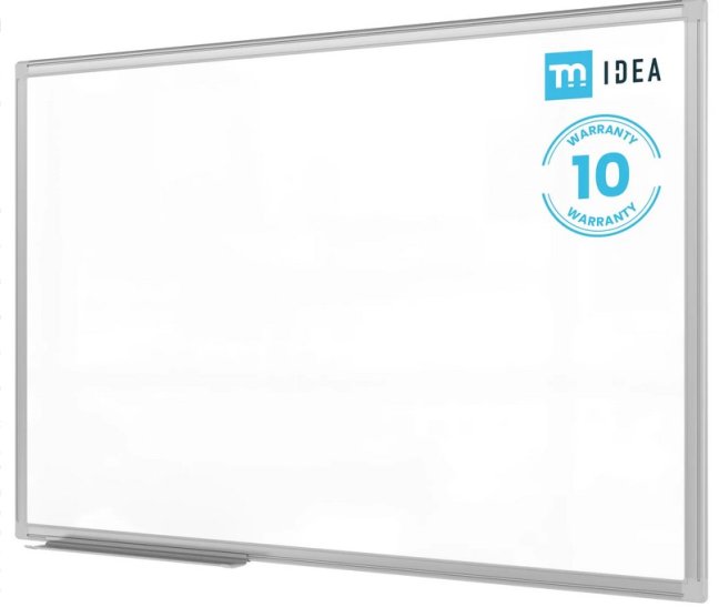 Bílá popisovací magnetická tabule 60x40 cm v hliníkovým rámu  TM IDEA® série Flex