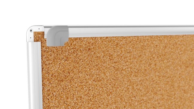 Korková nástěnka v hliníkovém rámu 250x120cm