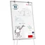 Flipchart sucho-stierateľný magnetický 90×60 cm – strieborný