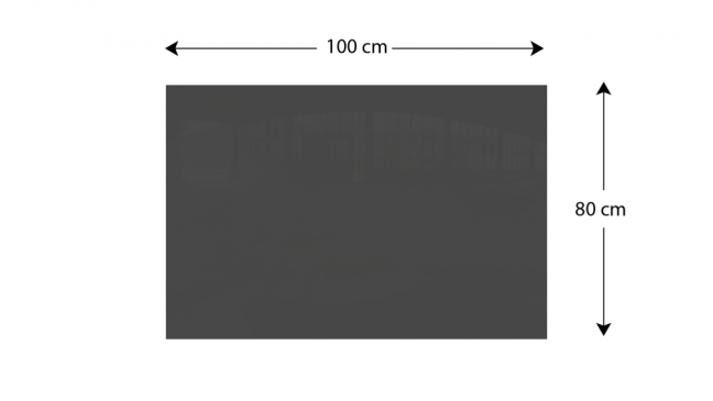 Sklenená tabuľa 100x80 ALLboards COLOR