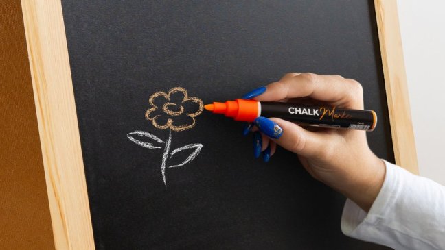 Detská obojstranná tabuľa - kriedový a magnetický povrch 120 cm