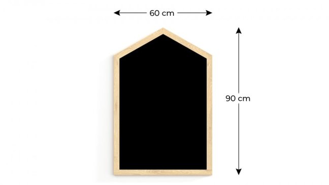 Allboards Černá magnetická tabule 90x60cm - DOMEČEK
