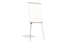 Taktická tabule flipchart FOTBAL 100x70 cm – magnetická bílá tréninková tabule