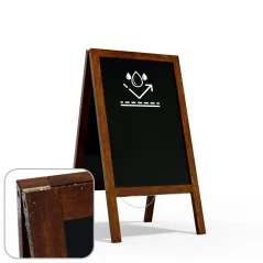 Reklamní áčko s křídovou tabulí 118x61 cm - voděodolné- 10 KG