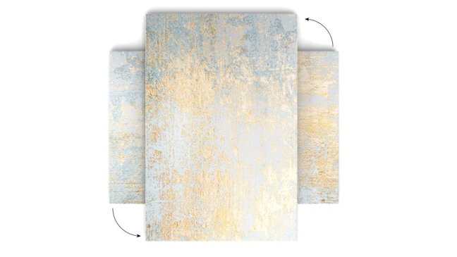 Magnetická tabule METALboards zlatý beton 60x40 cm