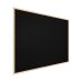 Černá korková tabule v dřevěném rámu 120x90 cm