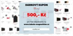 Dárkový poukaz v hodnotě 500,--