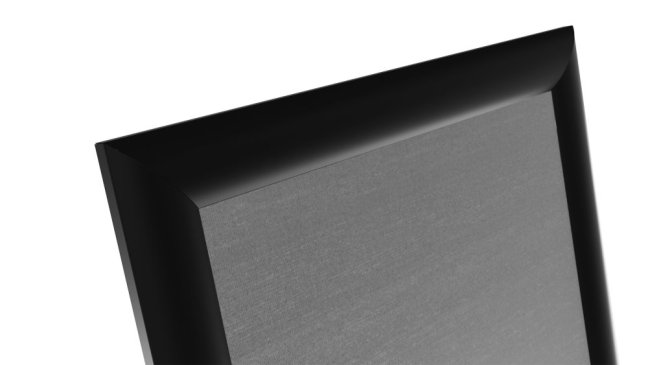 Reklamný stojan A4 s čiernym hliníkovým rámom - MENU