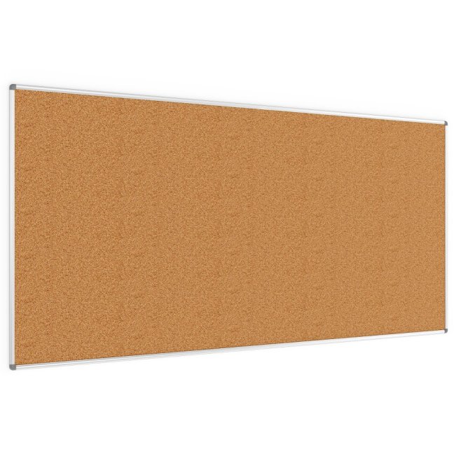 Korková nástěnka v hliníkovém rámu 250x120cm