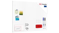 Magnetická tabuľa SLIMboard bezrámová zmazateľná za sucha 90x60 cm + PRÍSLUŠENSTVO ZADARMO