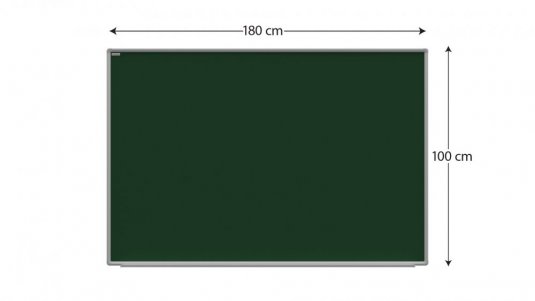 Allboards magnetická kriedová tabuľa 180x100 cm (zelená)