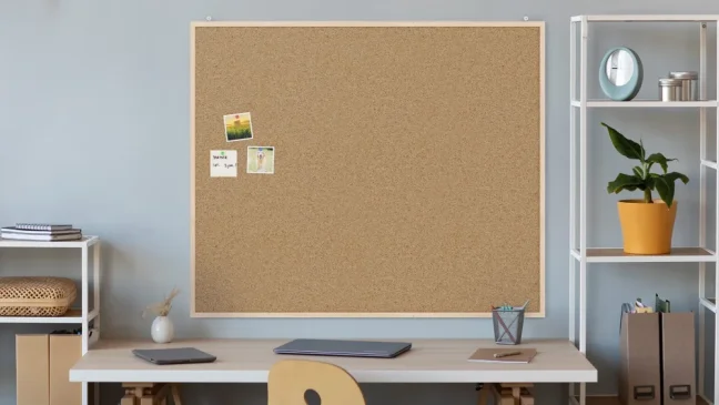 Korková nástěnka 120x100 ALLboards NATURAL