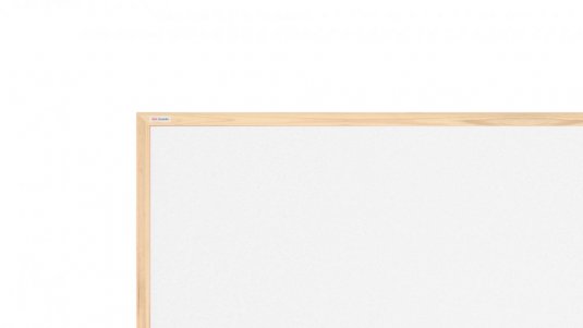ALLboards korková tabule v dřevěném rámu 100x80 cm- BÍLÁ