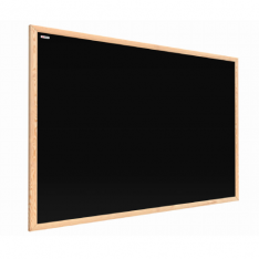 Allboards tabuľa čierna kriedová v drevenom ráme 60x40 cm