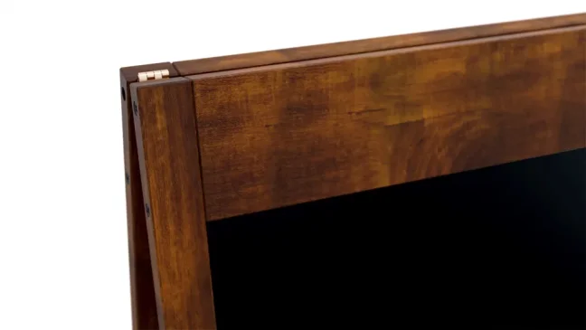 Allboards reklamné áčko s kriedovou tabuľou 100x50 cm - široký horný rám