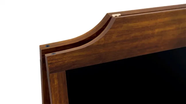 Allboards reklamné áčko s kriedovou tabuľou 100x50 cm - ozdobný horný rám