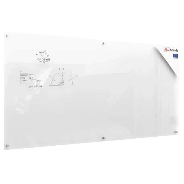 Skleněná nemagnetická tabule TRANSPARENTNÍ 200×100 cm