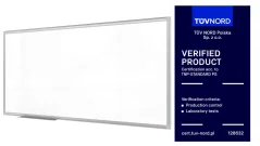 Bílá popisovací magnetická tabule 120x60 cm v hliníkovým rámu – TM IDEA® série Flex