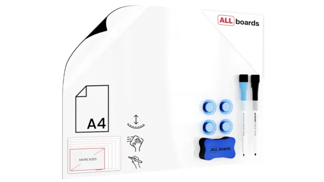 Allboards magnetická folie A4 - 210 × 297 mm