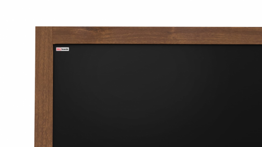 Allboards tabuľa čierna kriedová v drevenom ráme 150x100 cm vodeodolná