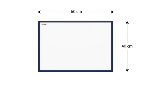Magnetická tabule 60x40 ALLboards COLOR