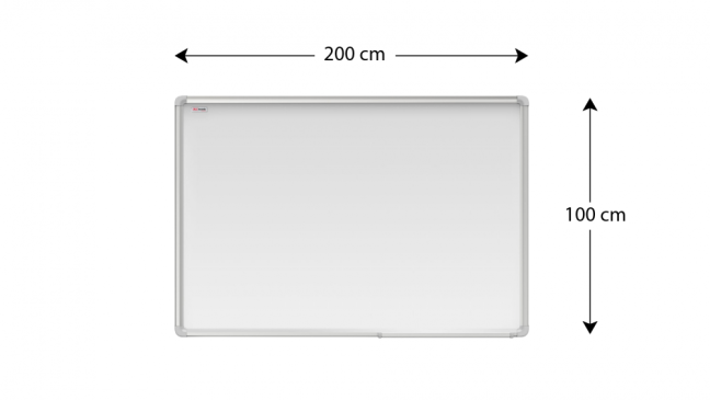 Magnetická tabule 200x100 ALLboards CERAMIC