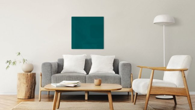 Magnetická skleněná tabule Teal Appeal 90x60 cm