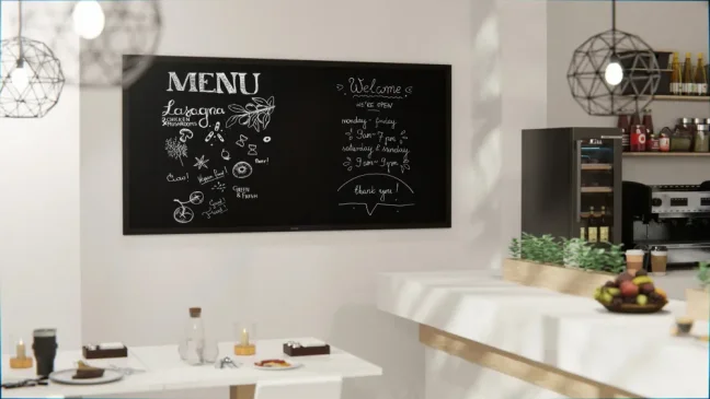 Černá křídová tabule 200×120 cm – ČERNÝ lakovaný dřevěný rám