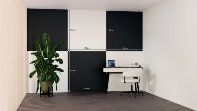 Magnetická tabuľa SLIMboard bezrámová zmazateľná za sucha 120x60 cm