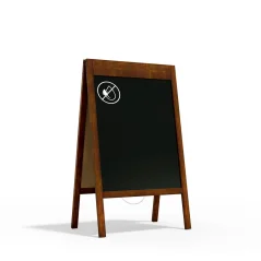 Reklamní áčko s křídovou tabulí 100x50 cm-široký horní rám