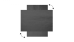 Kovový obraz dřevo šedý grafit 60x40 ALLboards METAL MB64_00030