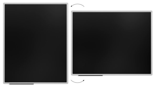 Černá magnetická tabule 100x80 cm,  rám Premium EXPO
