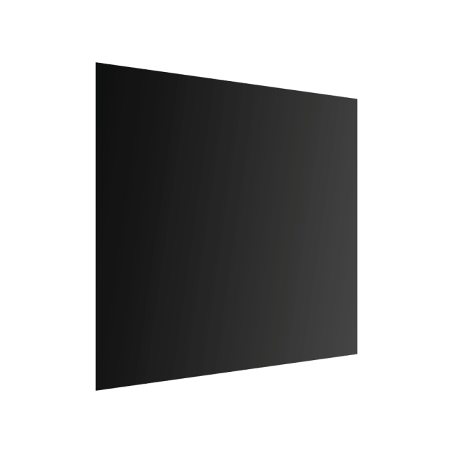 Sklenená kuchynská doska ČIERNA – 60x65 cm – vhodná za varnú dosku
