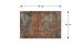 Skleněná magnetická tabule- dekorativní obraz KOROZE 60x40 cm